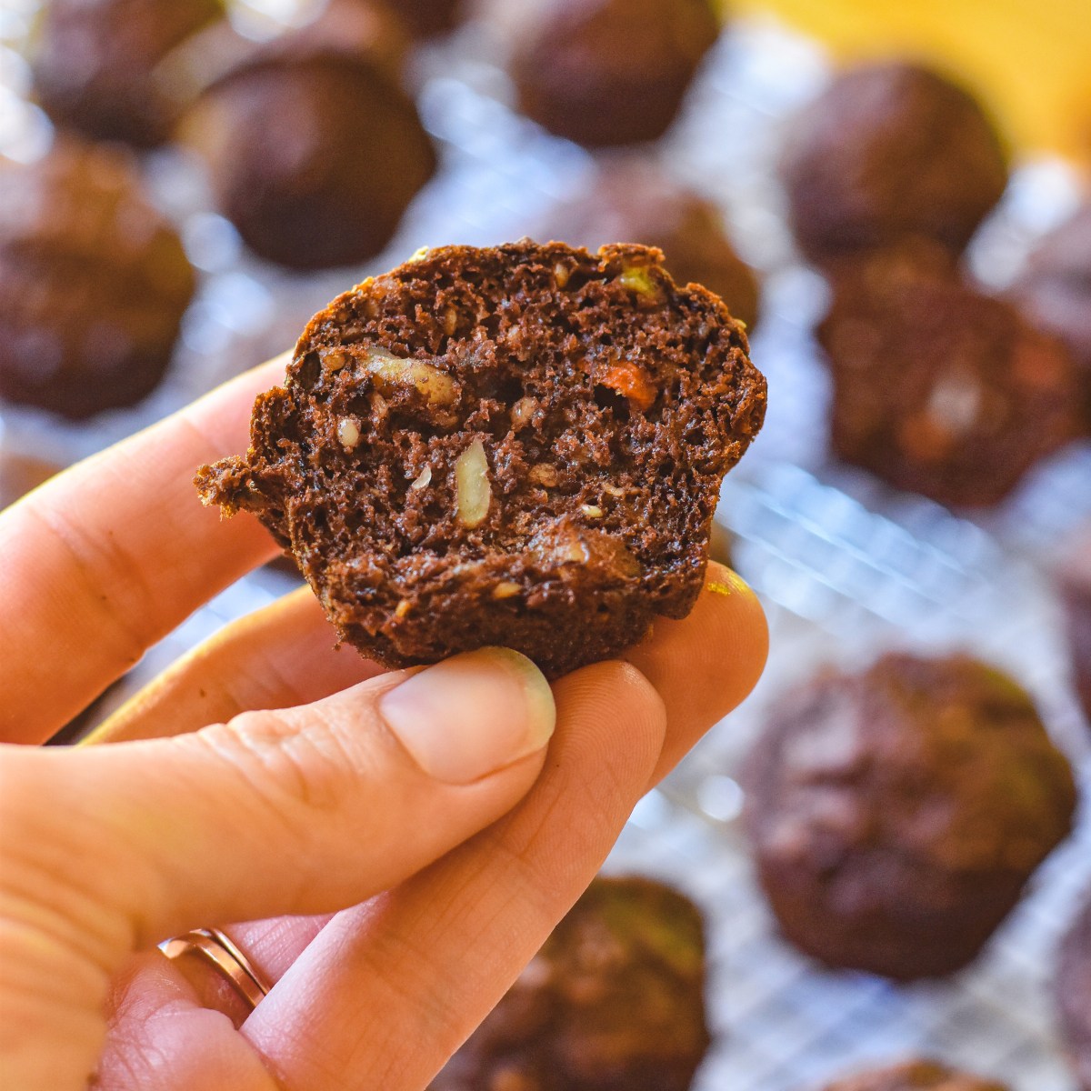 CHOCOLATE BANANA MUFFINS