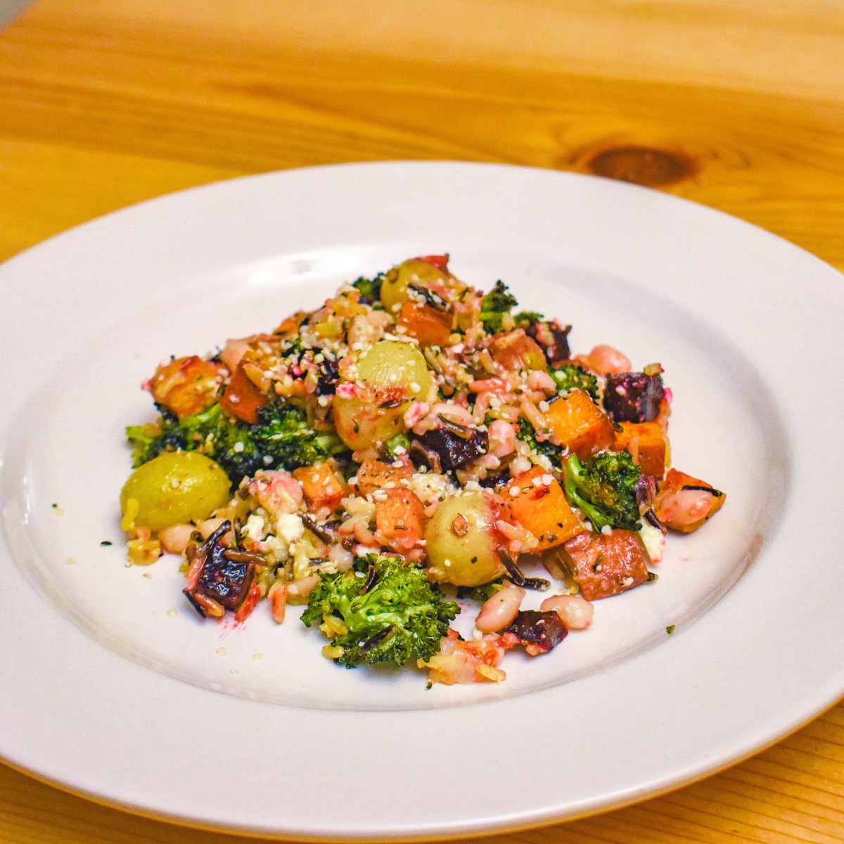 ROASTED RAINBOW + WILD RICE&nbsp;SALAD