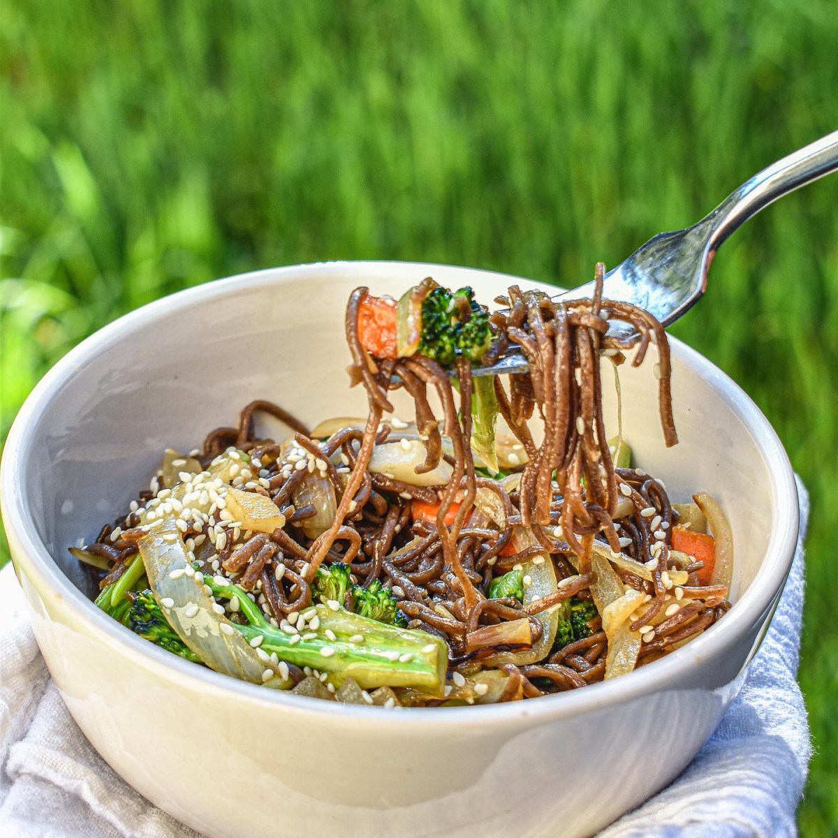 TOASTED SESAME NOODLES WITH&nbsp;VEGGIES