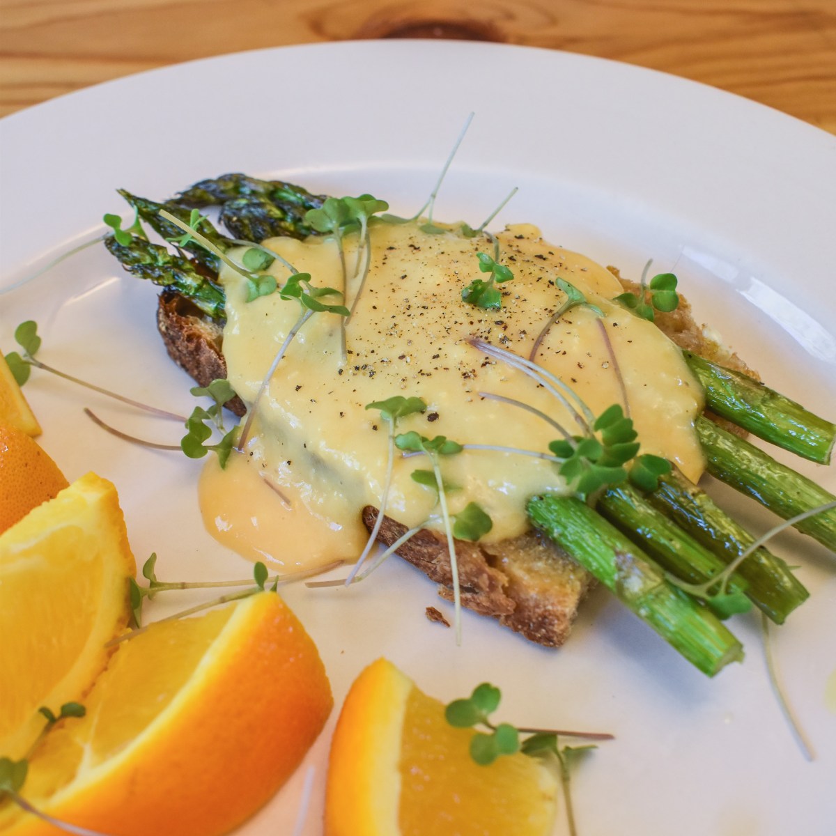 LOW + SLOW EGGS OVER ASPARAGUS&nbsp;TOAST