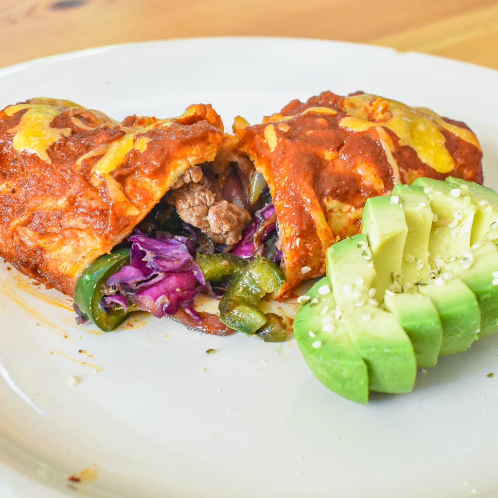 BRANDON’S CARNE ASADA BAKED&nbsp;BURRITOS