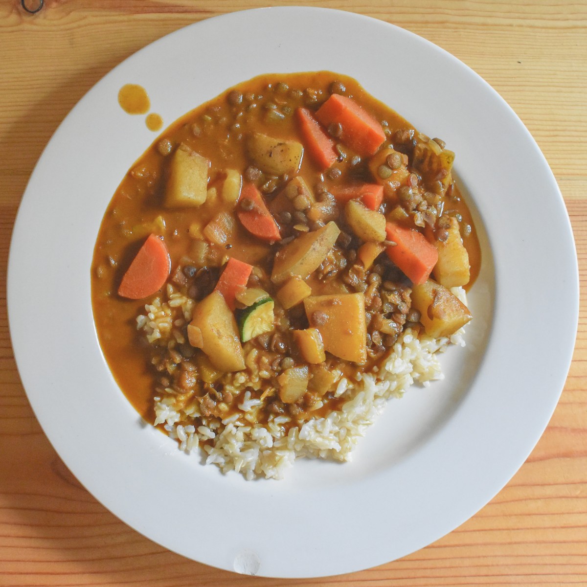 THAI RED CURRY LENTILS +&nbsp;VEGGIES