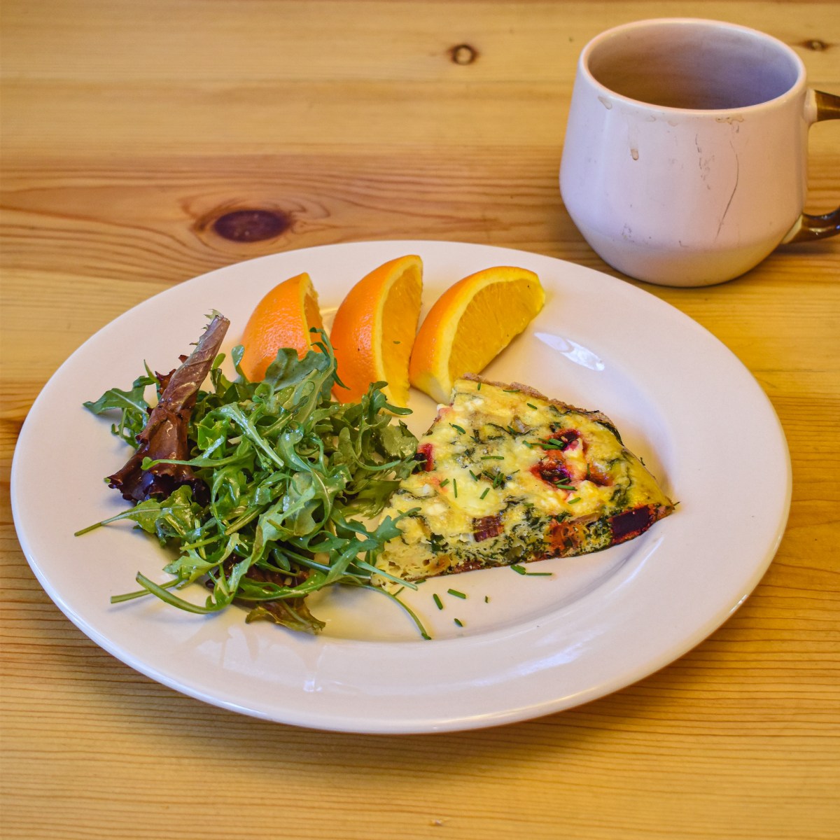 BEET KALE + FETA&nbsp;FRITTATA