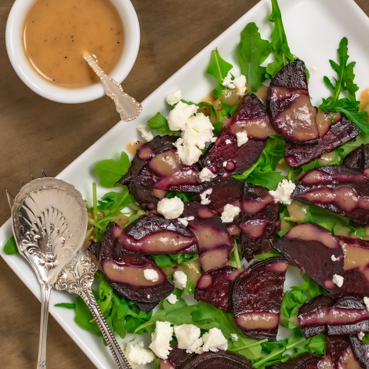 BEET SALAD with ROASTED SHALLOT&nbsp;VINAIGRETTE