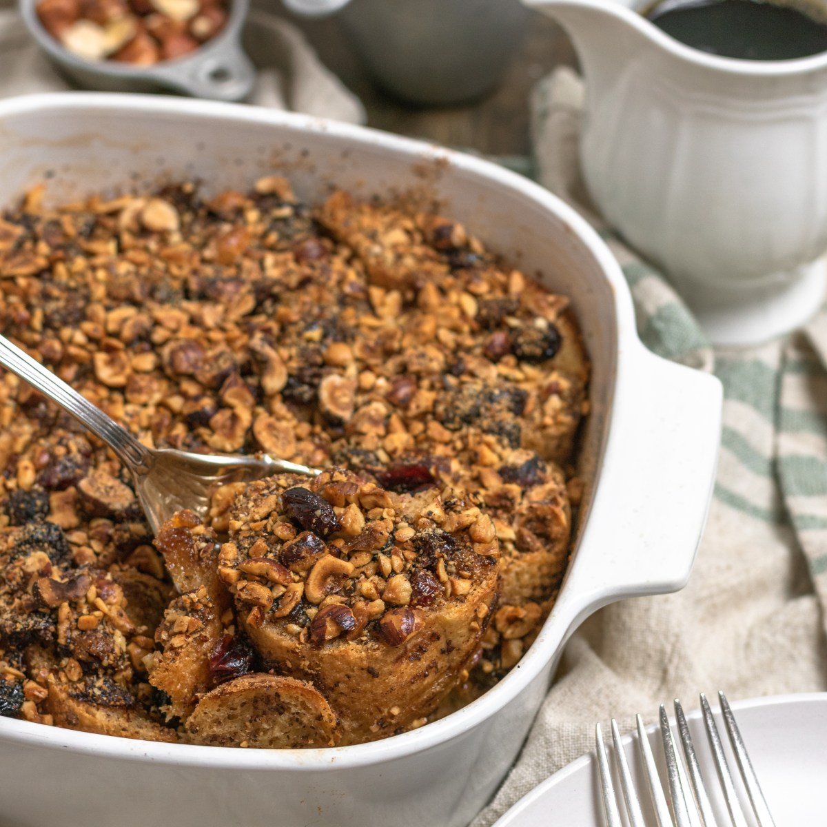 CRANBERRY HAZELNUT BAKED FRENCH&nbsp;TOAST