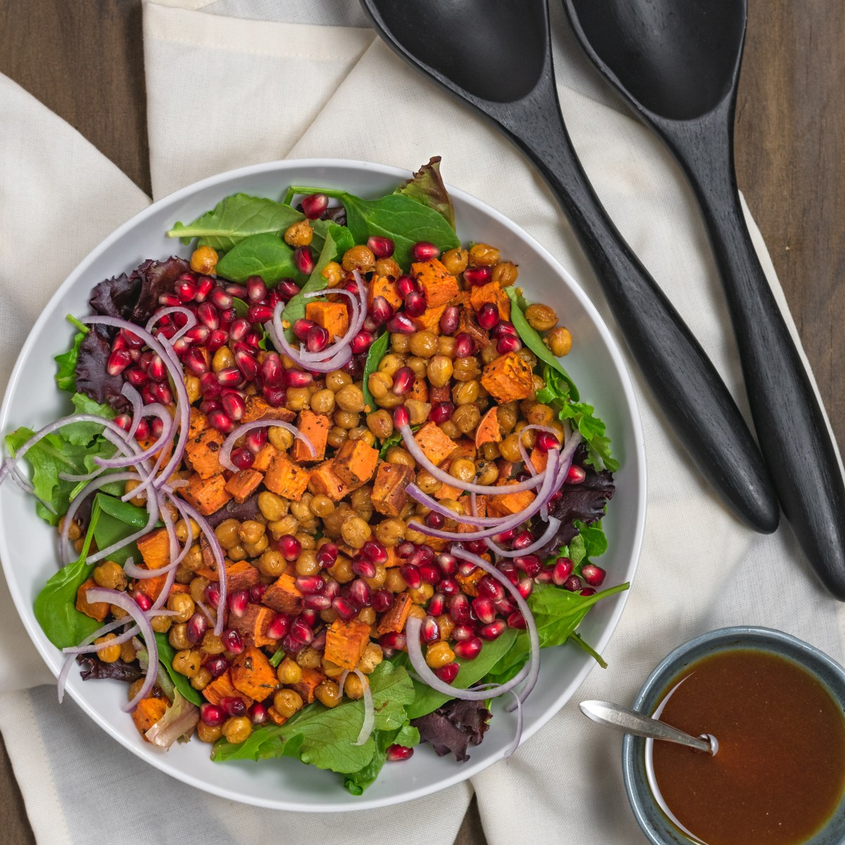 ROASTED CHICKPEA + SWEET POTATO&nbsp;SALAD