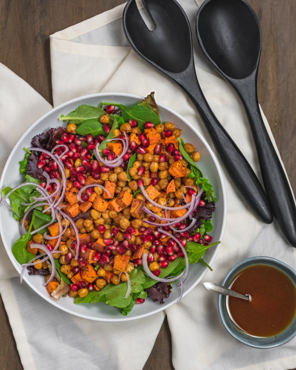 ROASTED CHICKPEA + SWEET POTATO&nbsp;SALAD