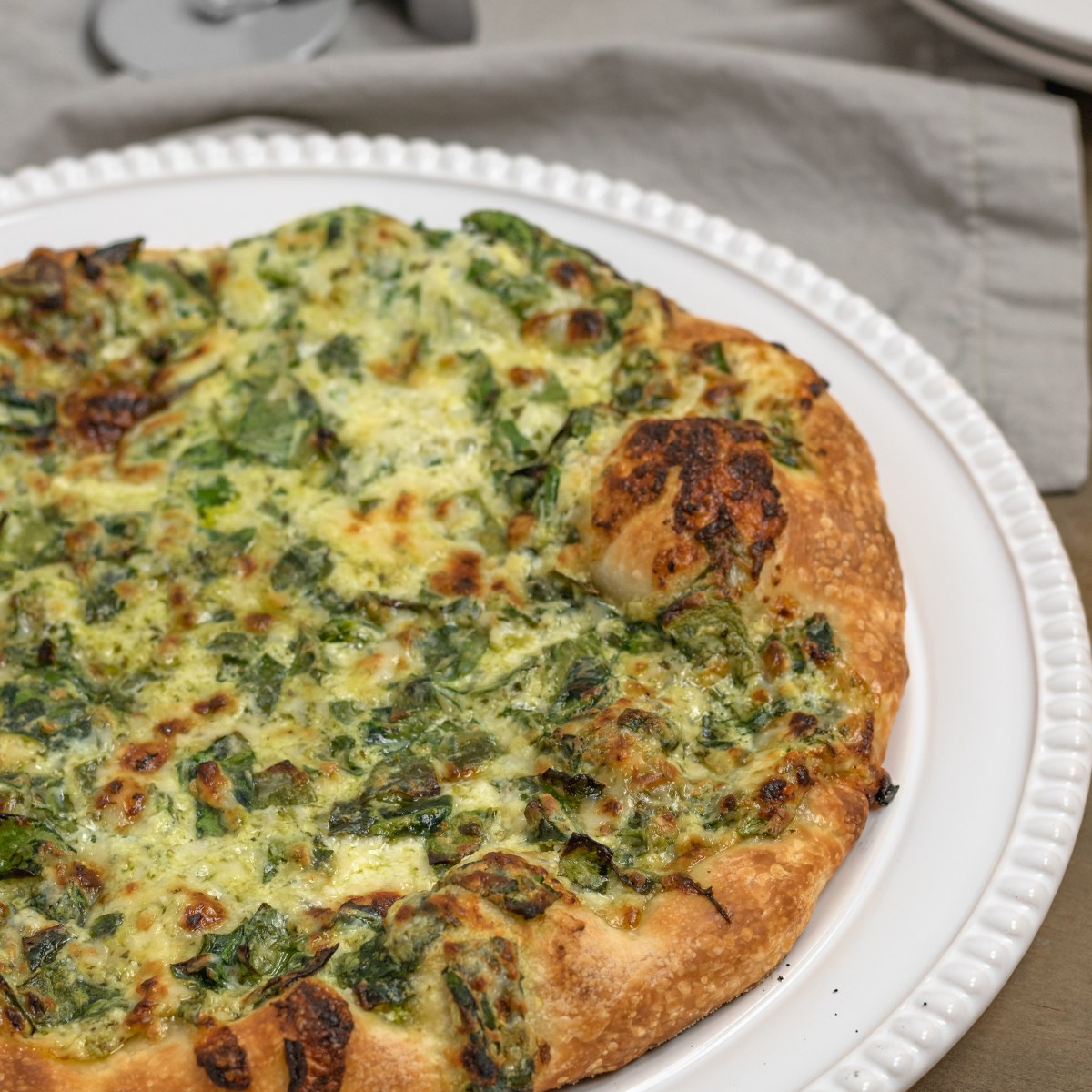 PESTO + WHIPPED RICOTTA&nbsp;PIZZA