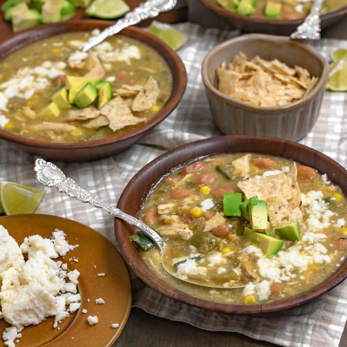 GREEN CHICKEN TORTILLA&nbsp;SOUP