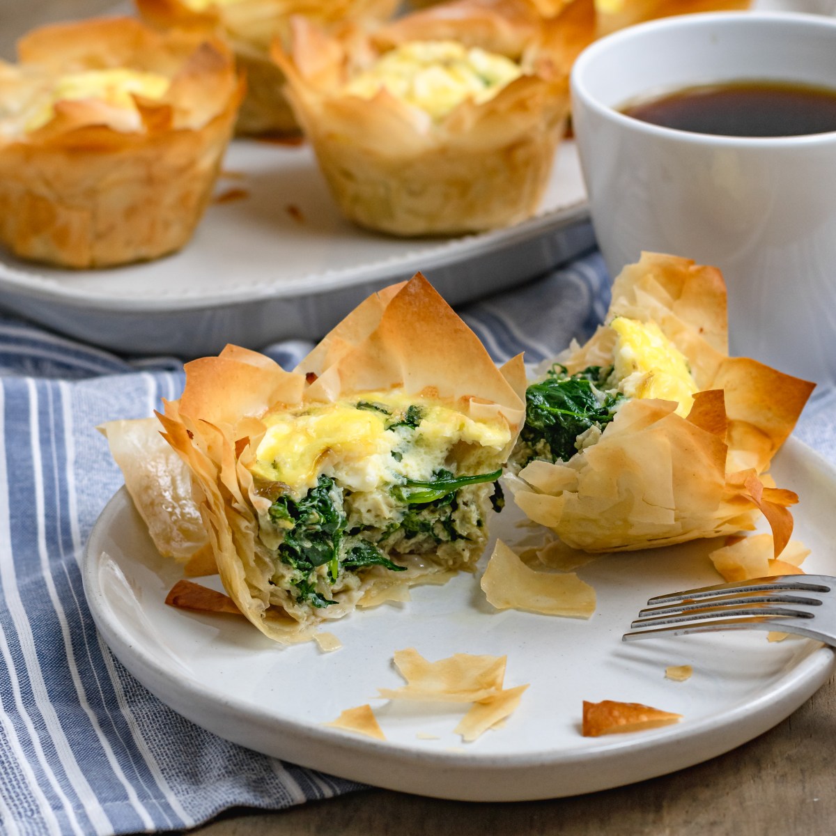 SPINACH + FETA EGG&nbsp;CUPS