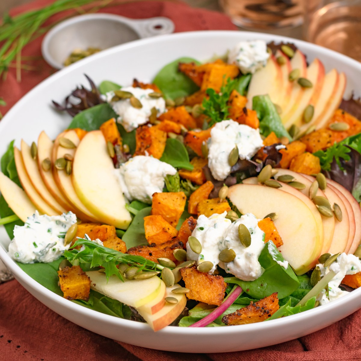 APPLE + BUTTERNUT&nbsp;SALAD