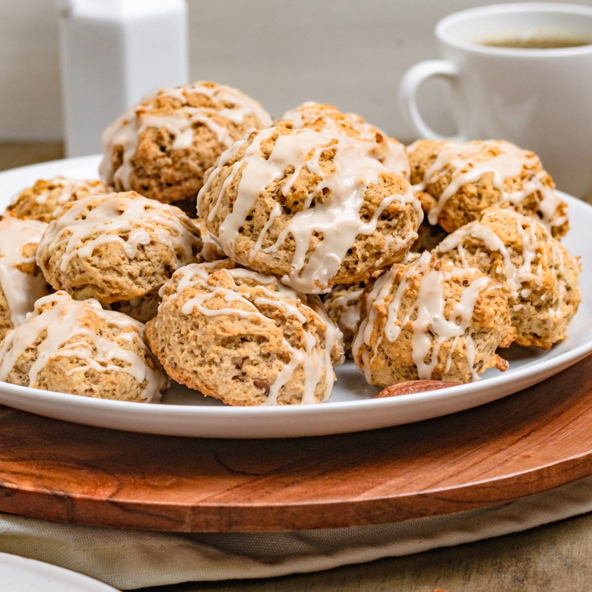 CINNAMON PECAN DROP&nbsp;SCONES