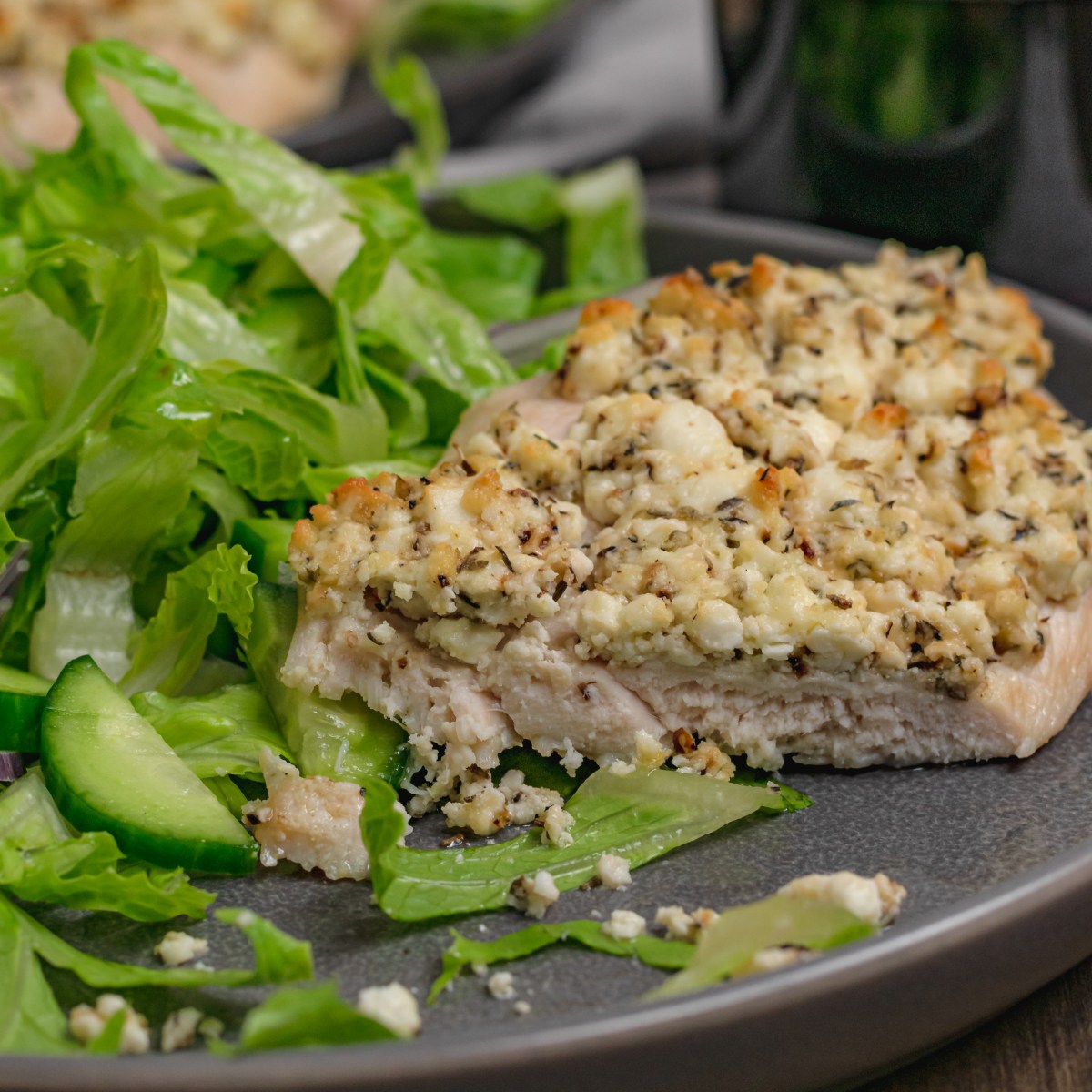FETA CRUSTED CHICKEN