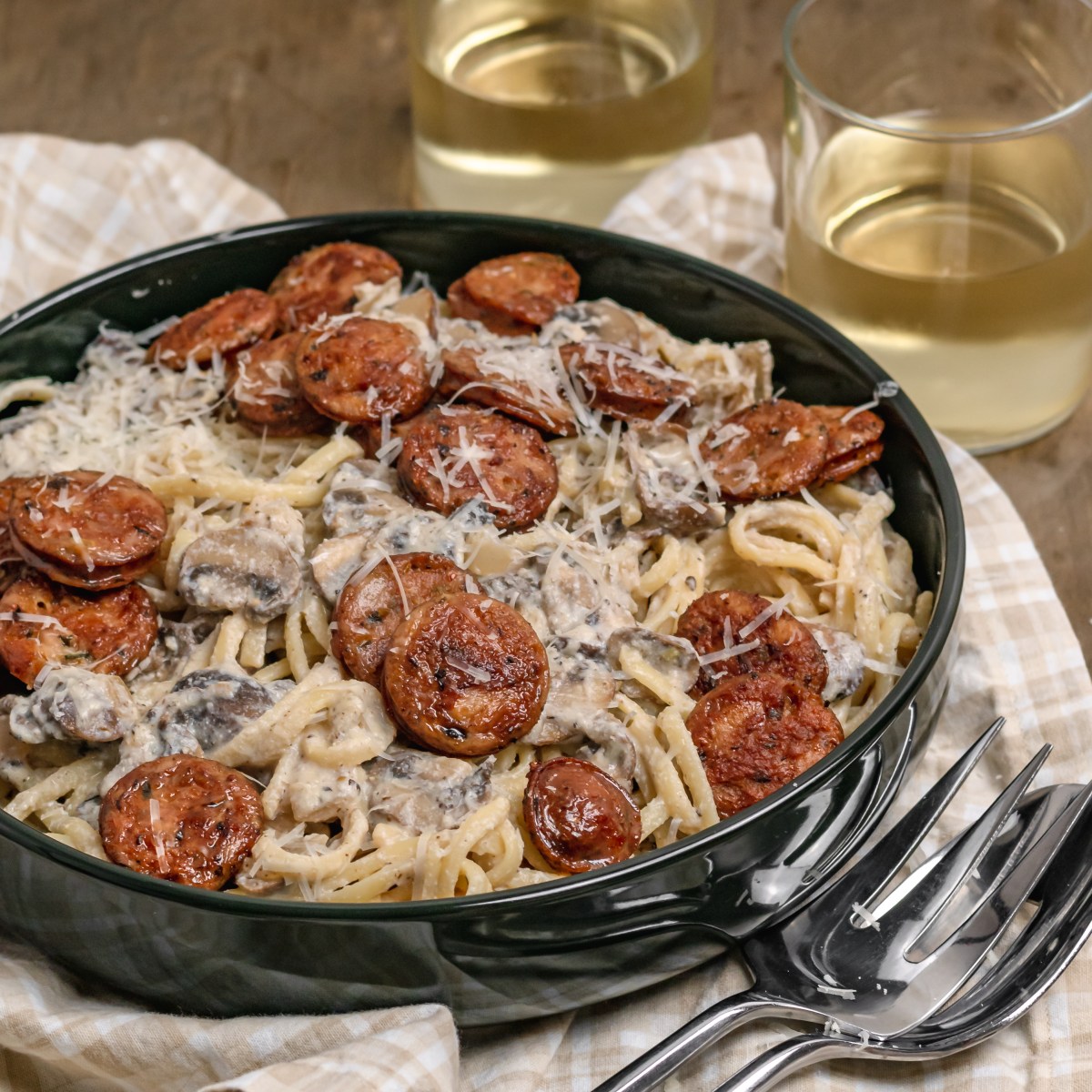 ITALIAN SAUSAGE + MUSHROOM RICOTTA&nbsp;PASTA