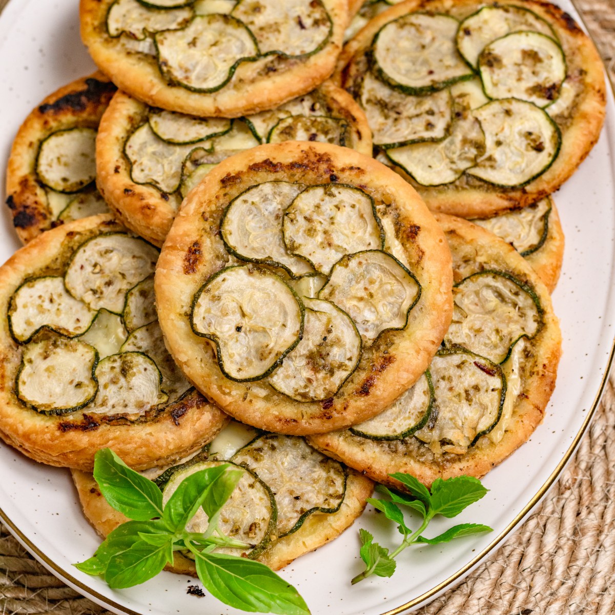 ZUCCHINI + BRIE&nbsp;TARTS