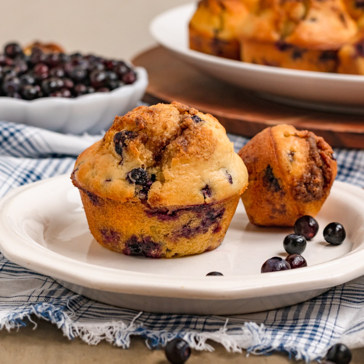 WILD BLUEBERRY MUFFINS