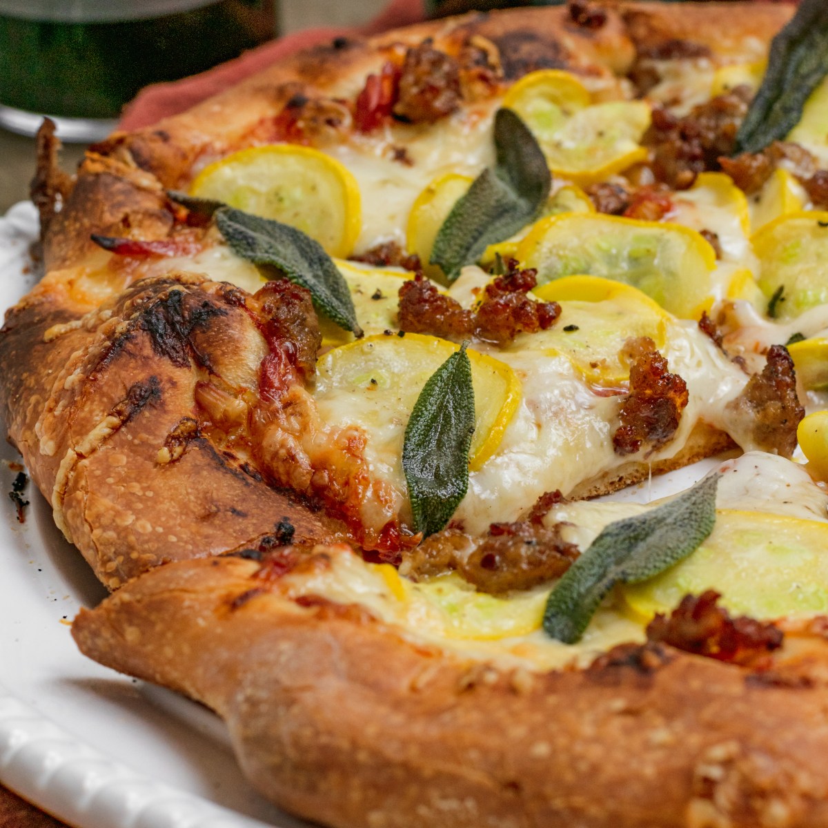 SAUSAGE + SAGE&nbsp;PIZZA