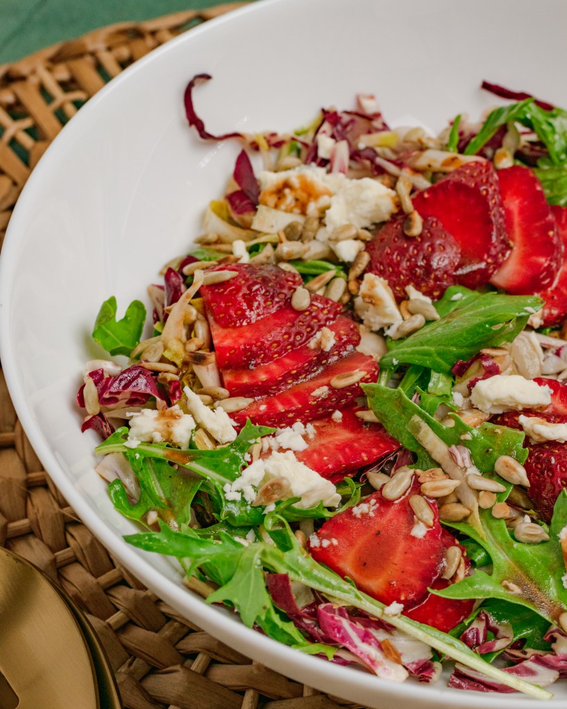 Strawberry Tricolore Salad