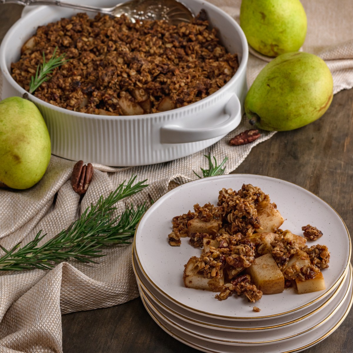 ROSEMARY PECAN PEAR&nbsp;CRISP
