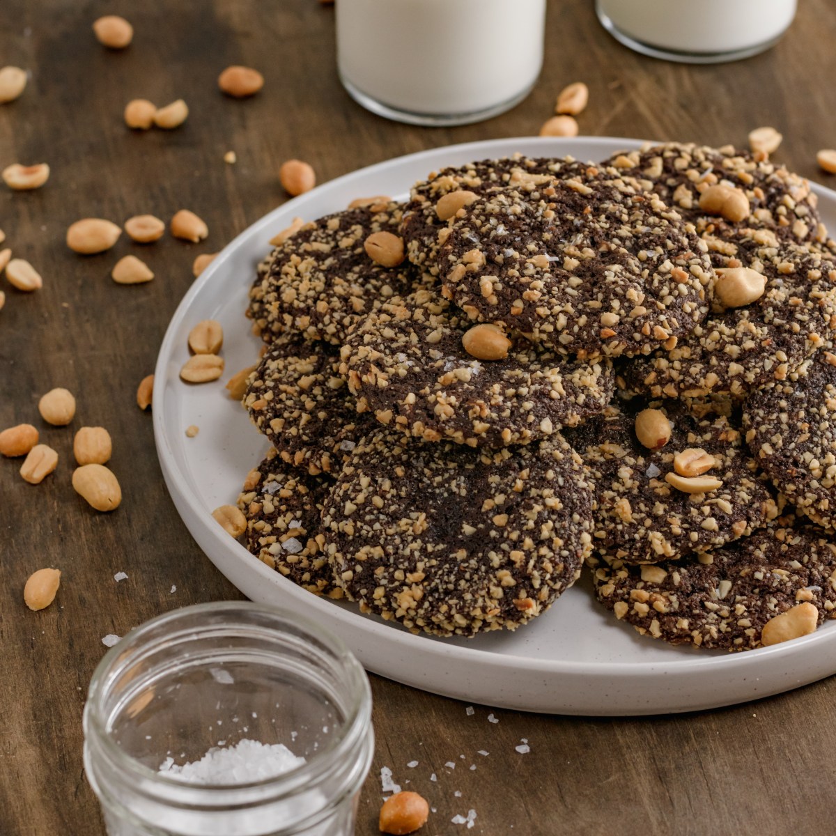 SALTED PEANUT BROWNIE&nbsp;COOKIES