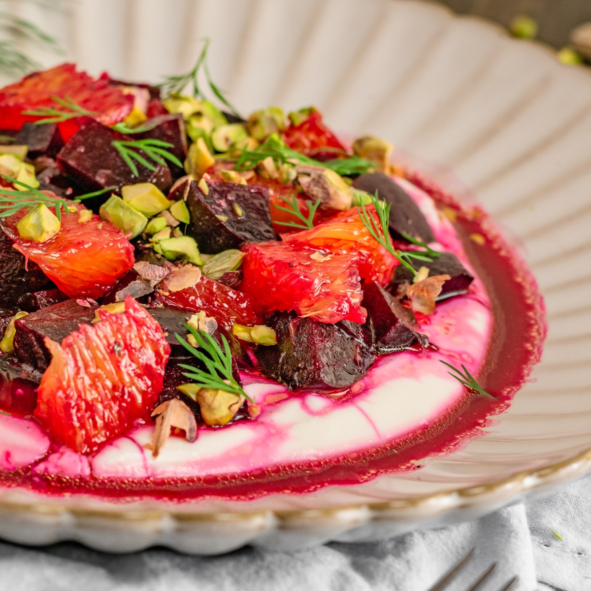BEET + ORANGE SALAD with WHIPPED&nbsp;RICOTTA