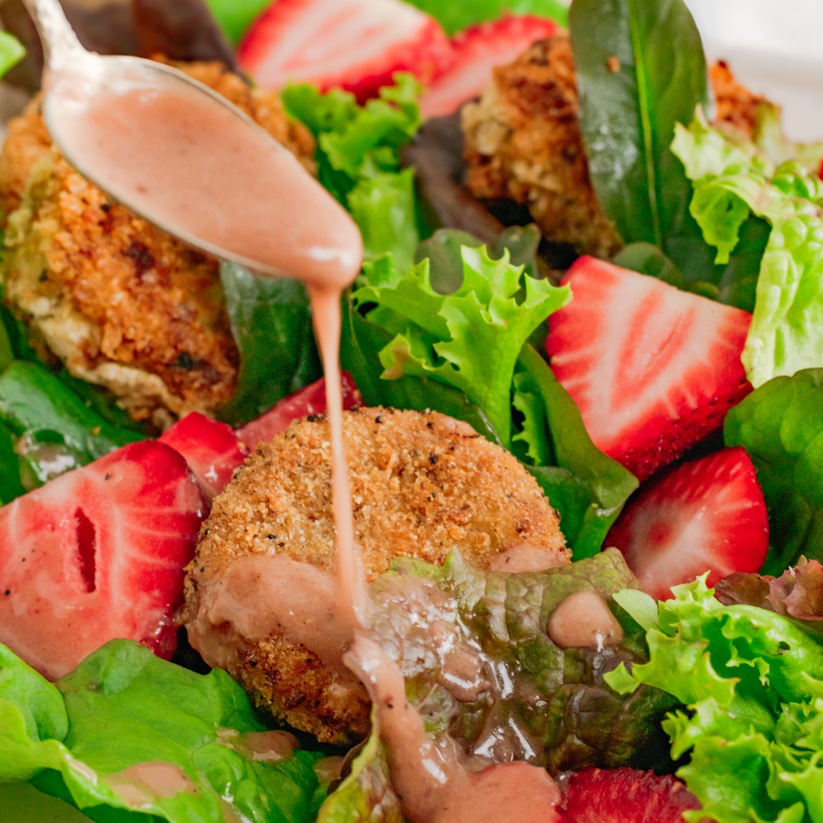BERRY SALAD with FRIED GOAT&nbsp;CHEESE